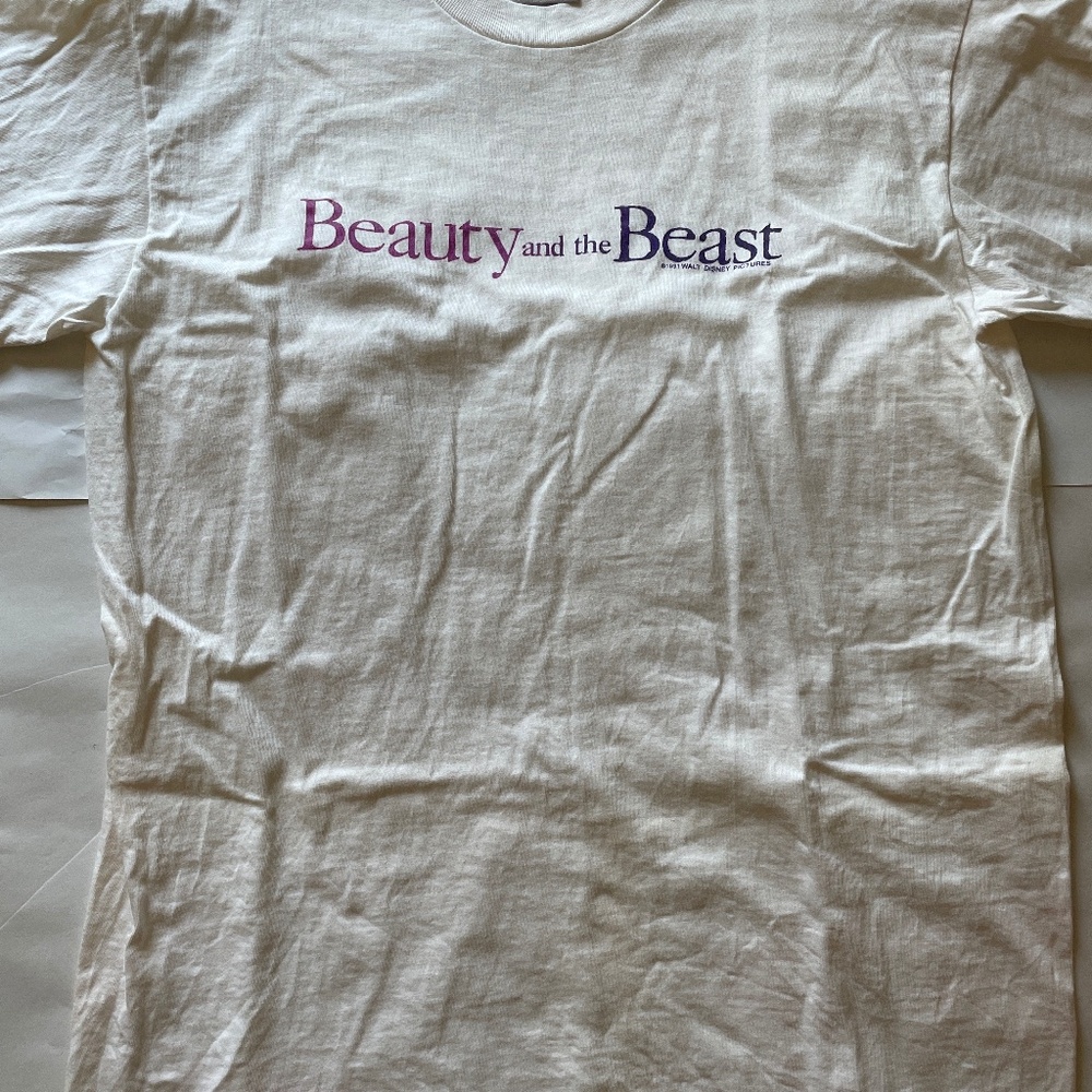 Disney "Beauty and the Beast" 1991- T-Shirt- XL
